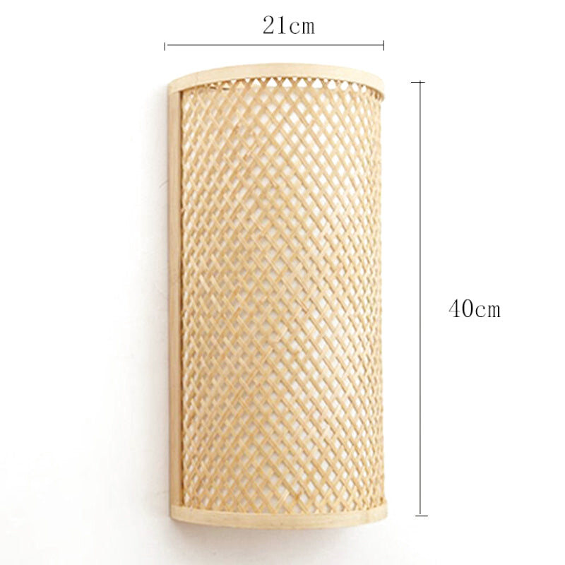 Applique Murale Bambou Rotin